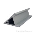 Profil de matériau en alliage en aluminium d'angle professionnel 45 angle 45